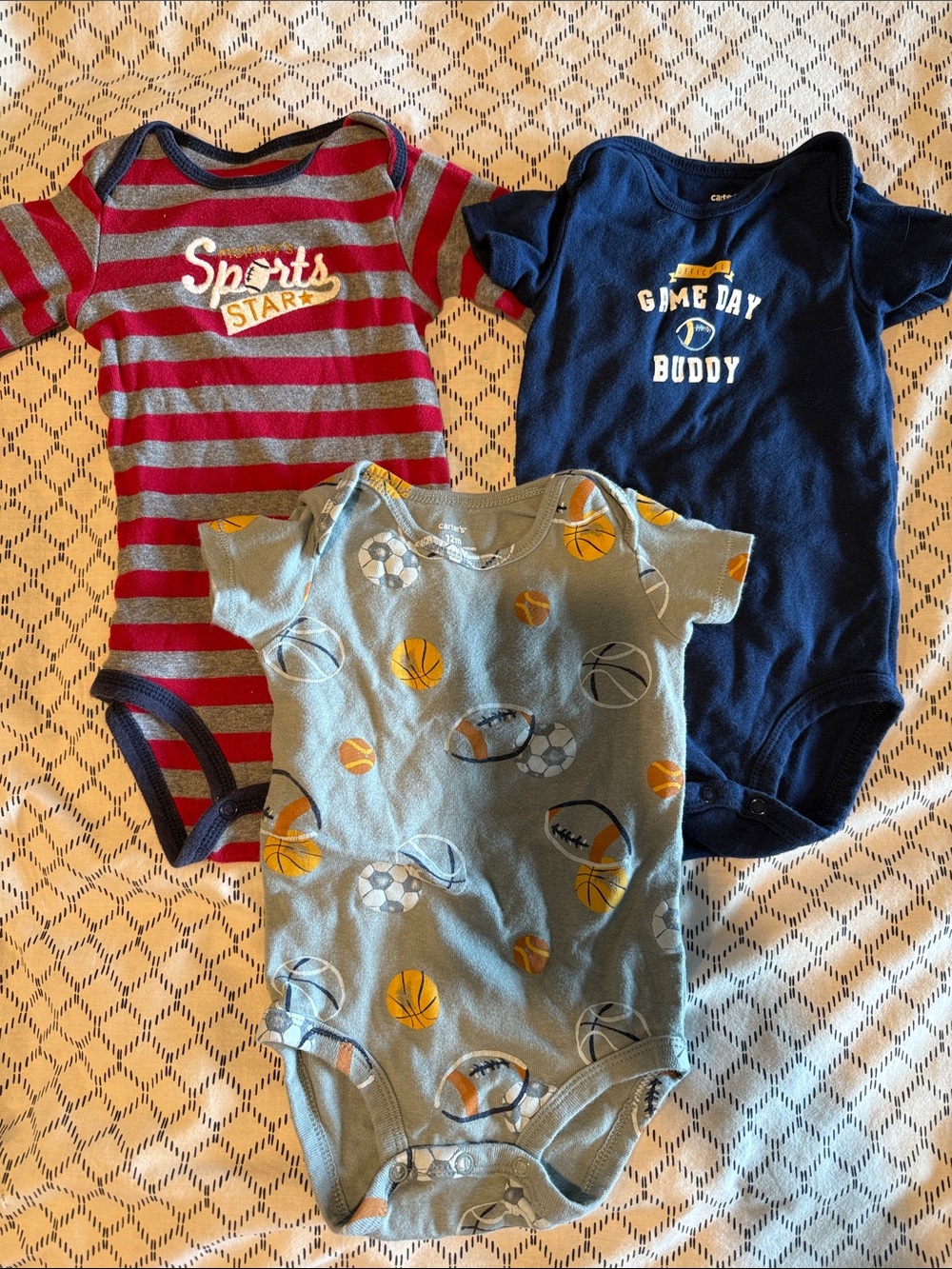 Carter's Sports Onesie bundle
